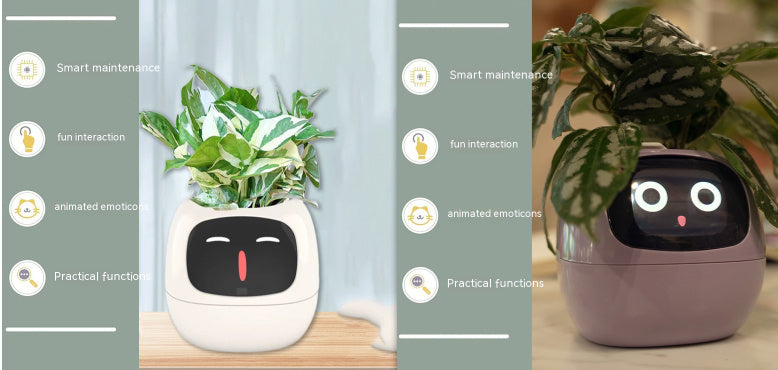 Smart Planter Endless Fun Over 49 Rich Expressions 7 Smart Sensors And AI Chips Make Raising Plants Easy And FunSet55Small