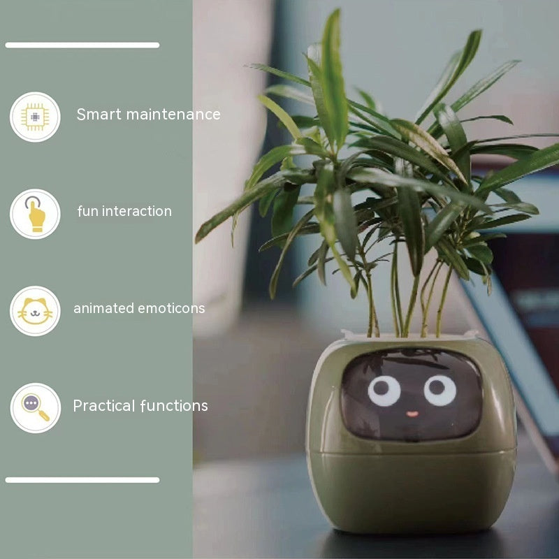 Smart Planter Endless Fun Over 49 Rich Expressions 7 Smart Sensors And AI Chips Make Raising Plants Easy And FunSet58Small