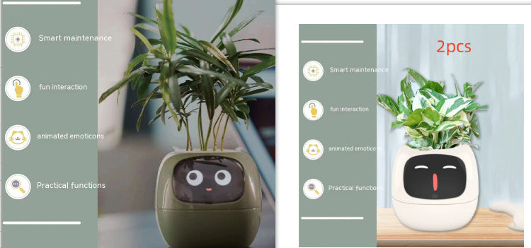 Smart Planter Endless Fun Over 49 Rich Expressions 7 Smart Sensors And AI Chips Make Raising Plants Easy And FunSet23Small