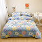 3pcs Bedding Printing Skin - friendly Cotton Quilt Cover Student Dormitory Home Single And Double Bed Quilt Cover PillowcaseColour 1135X200cm