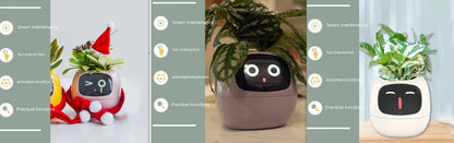 Smart Planter Endless Fun Over 49 Rich Expressions 7 Smart Sensors And AI Chips Make Raising Plants Easy And FunSet35Small