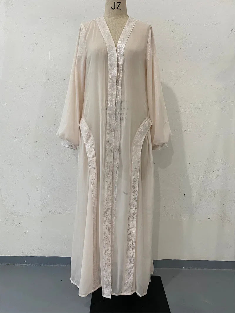 Eid Muslim Abaya for Women Cardigan Long Robe Modest Jalabiya Ramadan Morocco Dubai Abayas Kaftan Islam Vestidos Arab Dresses