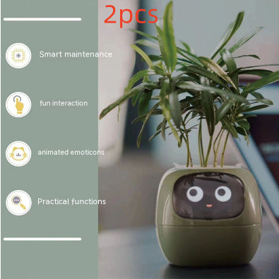 Smart Planter Endless Fun Over 49 Rich Expressions 7 Smart Sensors And AI Chips Make Raising Plants Easy And FunSet1Small