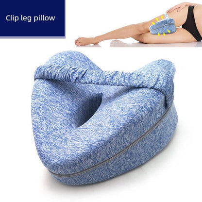 Cushion Leg Pillow Sleep Foot Pillow Leg Lifting Vein Memory Foam Leg Lock Pillow Leg Pillow Pregnant Women Knee Clip Leg Heart PillowCherry blossom red