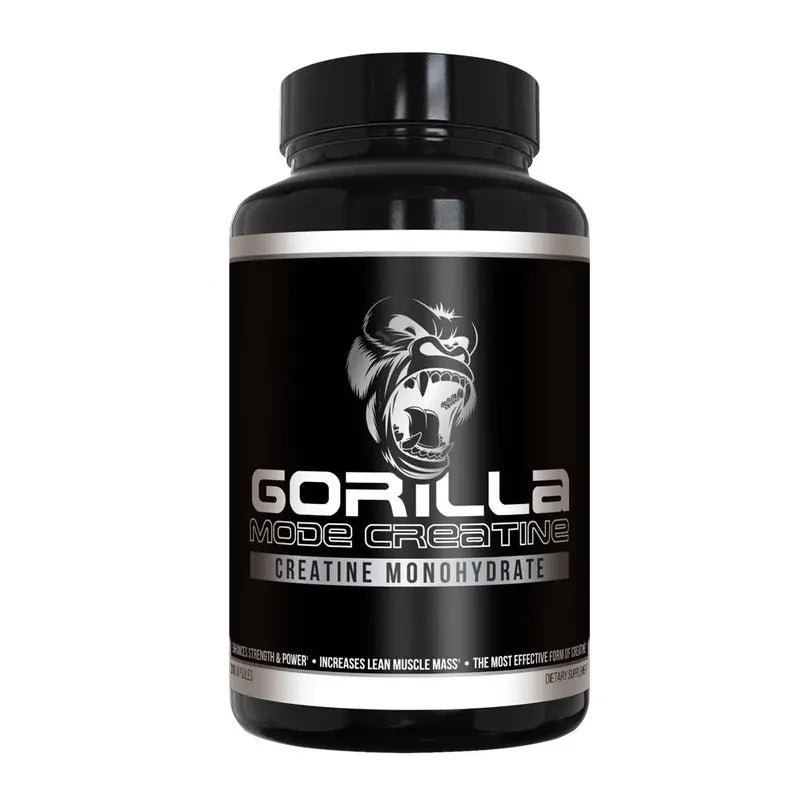 Gorilla Mode Creatine – Micronized Creatine Monohydrate Powder - Strength, Power & Endurance Supplement for Men & Women - 5 Grams per Servings - Unflavored (30 Servings)100 ServingsPowderHealth