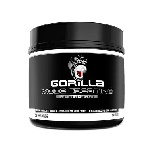 Gorilla Mode Creatine – Micronized Creatine Monohydrate Powder - Strength, Power & Endurance Supplement for Men & Women - 5 Grams per Servings - Unflavored (30 Servings)100 ServingsPowderHealth