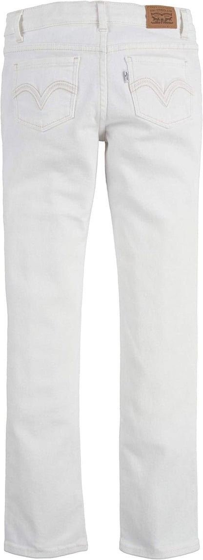 Levi'S Girls' 711 Skinny Fit JeansWhite8ClothingGirlsJeans