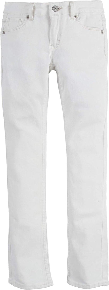 Levi'S Girls' 711 Skinny Fit JeansWhite8ClothingGirlsJeans