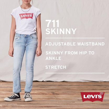 Levi'S Girls' 711 Skinny Fit JeansBlue Winds14ClothingGirlsJeans