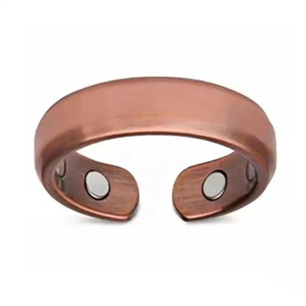 Magnetic Therapy Rings Women Men Fashion Slimming Fat Burning Opening Rings Lymphatic Detox Magnetic Health Care Jewelrychampagne goldChinaresizable