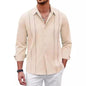 Men's High - end Non Ironing Slim Fit ShirtApricot3XL