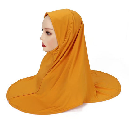 Modal Hijab Jersey Hijabs for Women Hijab Turban Arab Headgear Double Round Headscarf Bonnet Hijab Turbante Feminino Para Festa13 turmeric