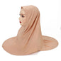 Modal Hijab Jersey Hijabs for Women Hijab Turban Arab Headgear Double Round Headscarf Bonnet Hijab Turbante Feminino Para Festa14 khakimi