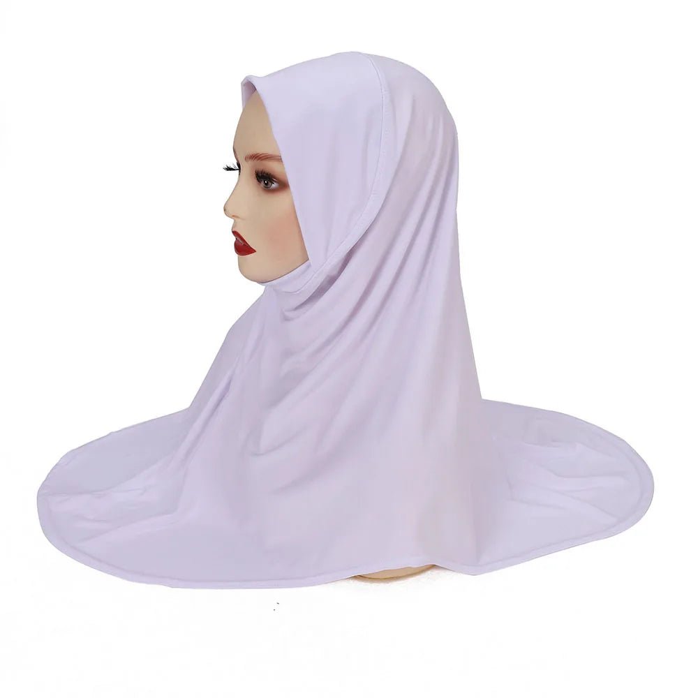 Modal Hijab Jersey Hijabs for Women Hijab Turban Arab Headgear Double Round Headscarf Bonnet Hijab Turbante Feminino Para Festa17 white