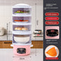 Multi - Layer Rice Dish Dishes Handy Gadget Kitchen Storage RackFour - layer smart model [multi - function touch screen temperature control + bottom height]]