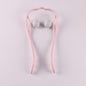 Multifunctional Manual Six - wheel Neck Massager Massage Relieve Roller Massage ToolLight neck pink