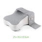 Orthopedic Slow Rebound Memory Cotton Clamp Leg Pillow Maternity Foot Pillow Strap Adjustable Side Sleeping Knee Leg Pillowgrey