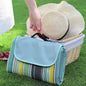 Outdoor Portable Picnic Blanket 3 Size Waterproof Beach Cushion Mat Baby Sleeping Moistureproof Plaid Multiplayer Camping MatBlue200x150cm