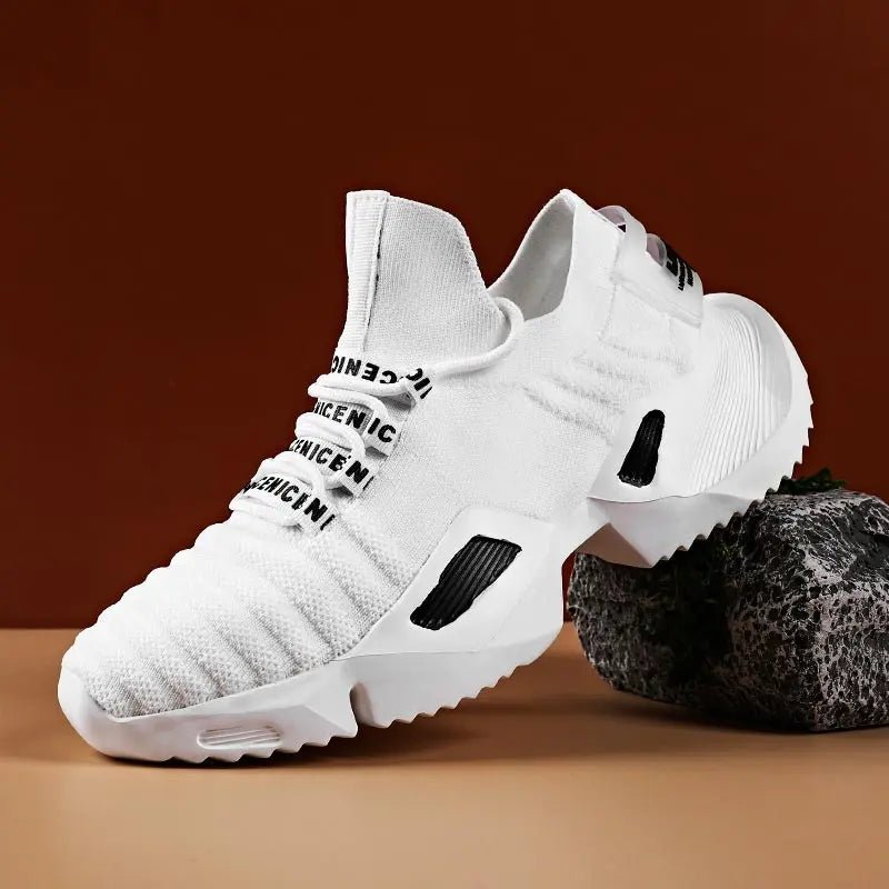 Plus Size Summer Massive Sneakers Socks Men Sport Shoes Man White Sports Shoes Running Man Red Knit Tennis Trainers Gym GME - 158101 - A - 16127