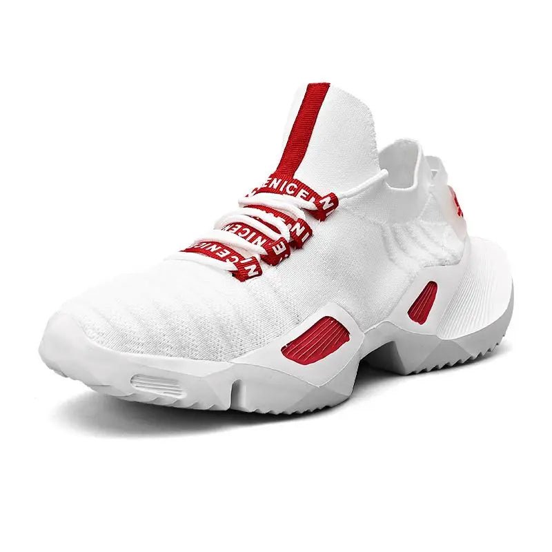 Plus Size Summer Massive Sneakers Socks Men Sport Shoes Man White Sports Shoes Running Man Red Knit Tennis Trainers Gym GME - 158104 - A - 16129.5