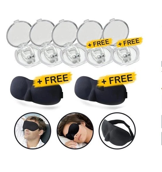 Silicone Magnetic Anti Snore Stop Snoring Nose Clip Sleep Tray Sleeping Aid Apnea Guard Night Device5pcs2mask