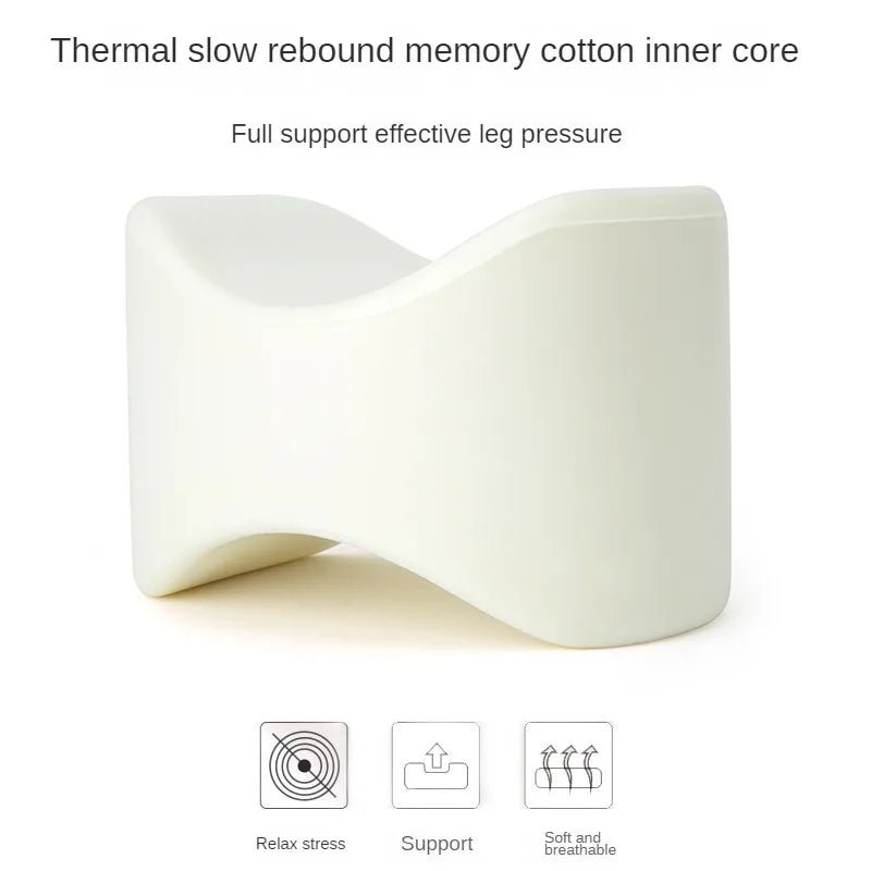 Slow Rebound Memory Cotton Clamp Leg Knee Pillow Leg Pad Pregnant Woman Pillow Orthopedic Sciatica Back Leg Hip Back SupportPink