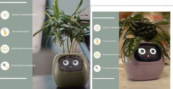 Smart Planter Endless Fun Over 49 Rich Expressions 7 Smart Sensors And AI Chips Make Raising Plants Easy And FunSet19Small