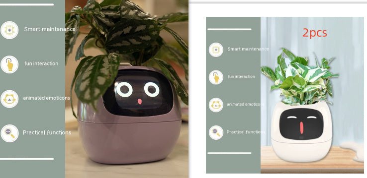 Smart Planter Endless Fun Over 49 Rich Expressions 7 Smart Sensors And AI Chips Make Raising Plants Easy And FunSet25Small