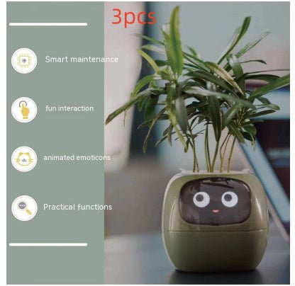 Smart Planter Endless Fun Over 49 Rich Expressions 7 Smart Sensors And AI Chips Make Raising Plants Easy And FunSet2Small