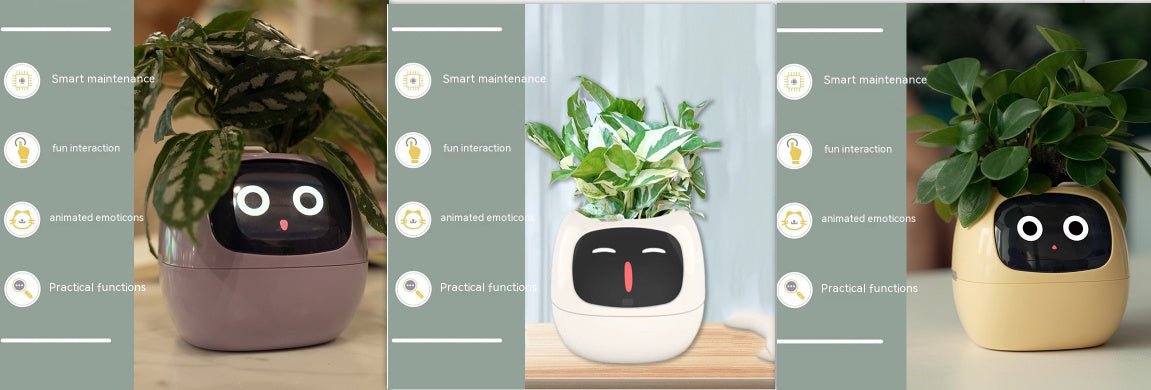 Smart Planter Endless Fun Over 49 Rich Expressions 7 Smart Sensors And AI Chips Make Raising Plants Easy And FunSet39Small