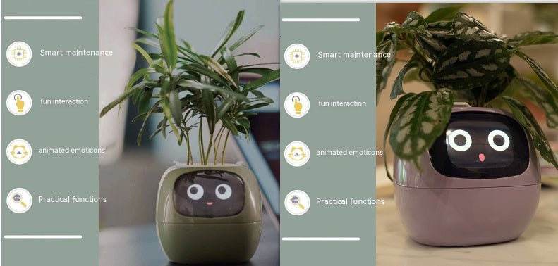 Smart Planter Endless Fun Over 49 Rich Expressions 7 Smart Sensors And AI Chips Make Raising Plants Easy And FunSet43Small