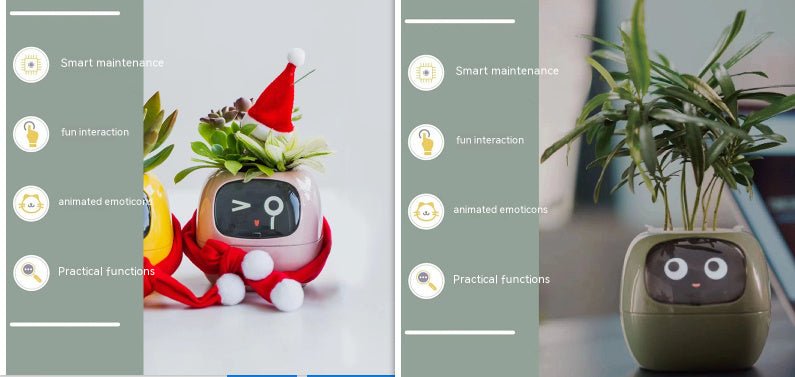 Smart Planter Endless Fun Over 49 Rich Expressions 7 Smart Sensors And AI Chips Make Raising Plants Easy And FunSet45Small