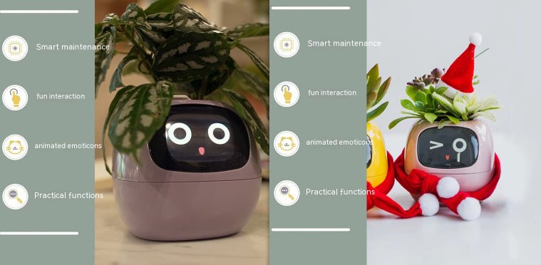 Smart Planter Endless Fun Over 49 Rich Expressions 7 Smart Sensors And AI Chips Make Raising Plants Easy And FunSet50Small