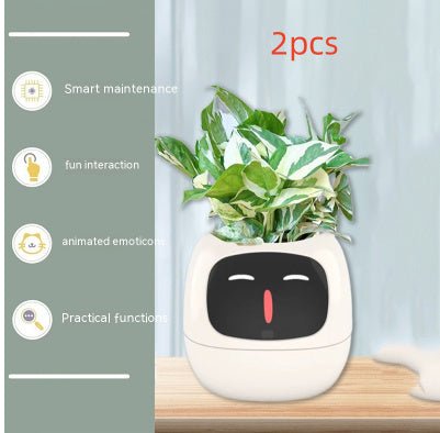 Smart Planter Endless Fun Over 49 Rich Expressions 7 Smart Sensors And AI Chips Make Raising Plants Easy And FunSet7Small