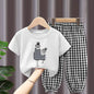 Summer Sets Children's Clothing Girls Mother Kids Toddler Clothes Cute Fashion Cotton T - shirt Top Pants 2pcs Baby Girl Clothes5130cm 7 - 8T