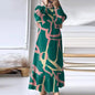 Turkey Abaya Mulism Fashion Dresses Long Sleeve Maxi Sundress Abayas For Women Eid Mubarek Robe IsIamic Vestidos Kaftan 2024GreenXXXXXLCN